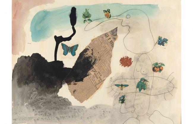 Collage by Joan Miró 