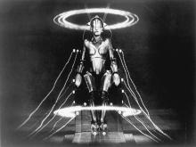 Image of the robot Maria from Fritz Lang's Metropolis.