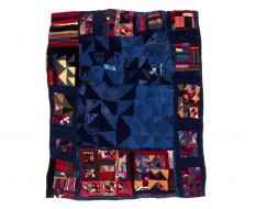 photograph of Rosie Lee Tompkins 1986 quilt